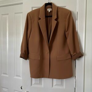 Nordstrom Camel colored, large suit jacket like new.